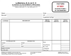 Talonarios de documentos legales autorizados sobrantes